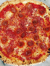 Half And Half Margherita And Pepperoni Pizza