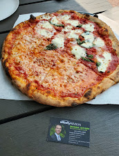 Half Ny Style Plain Cheese And Half Margherita