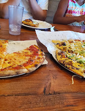Cheese Pizza And Cheeseburger Pizza