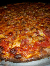 Bacon And Meatball Pizza