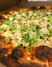 Chicken Broccoli Pizza