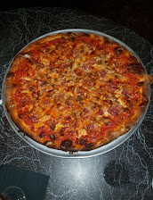 Meatball And Bacon Pizza