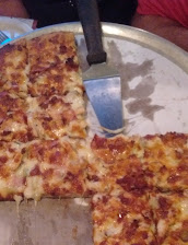 Chicken Carbonara Pizza