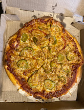 Sausage And Hot Cherry Pepper Pizza